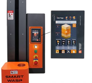 Écran de la banderoleuse intelligente SMARTWRAP X2 PRE-STRETCH