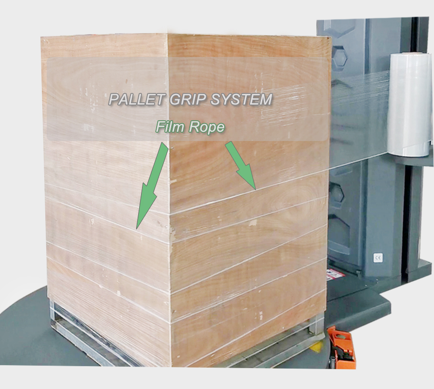 Banderoleuse automatique palettes SMARTWRAP X10 système film 3000kg