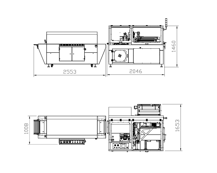 floor plan SHRINKCOMBO shrink wrapping machine