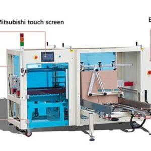 Formeuse de caisses automatique AUTOBOX10 avec écran tactile et magasin pour découpes à plat